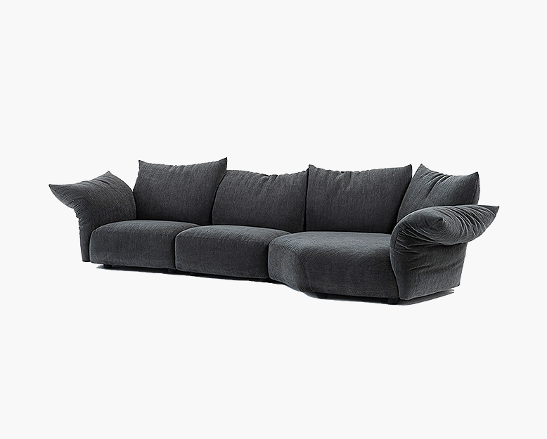 Gregg Petal Three Seater Sofa