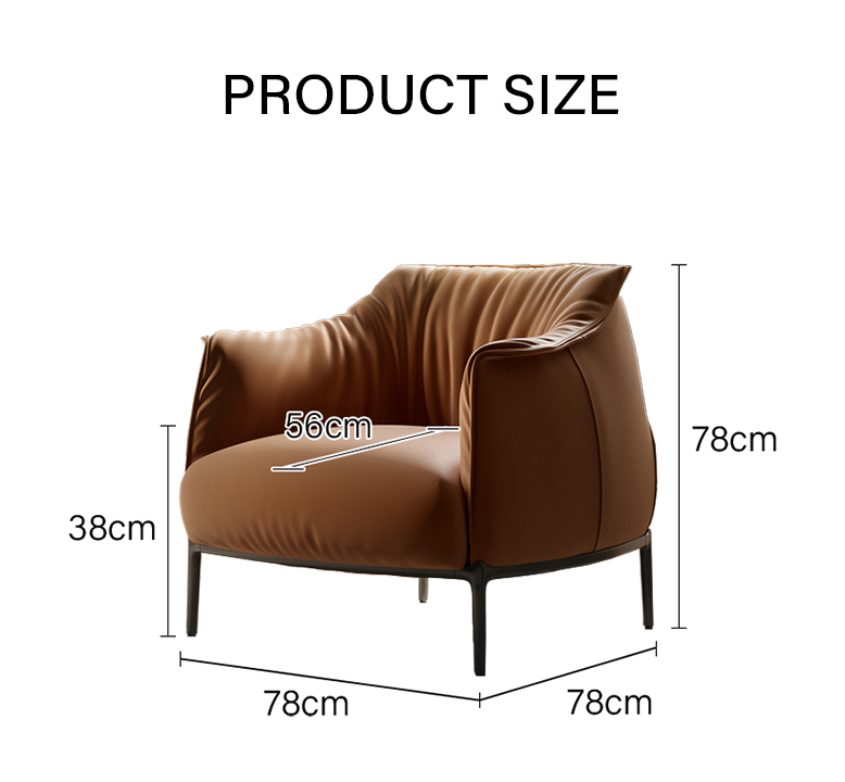 Issac Armchair, Leather