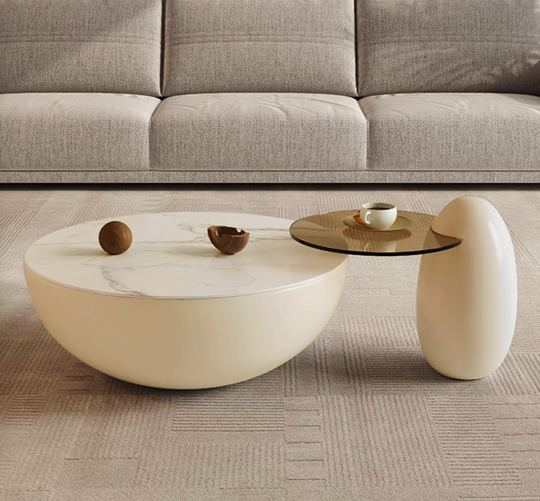 Oliver Nesting Coffee Table, White