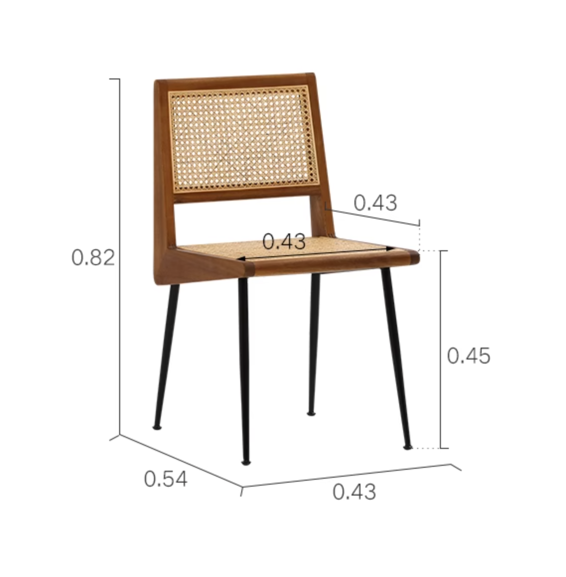 Dana Rattan Dining Chair｜ DC Concept