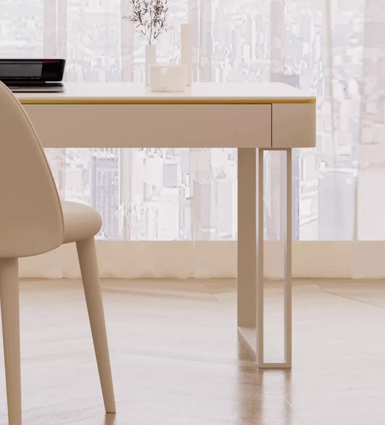 Max Office Desk - Sintered Stone｜ DC Concept
