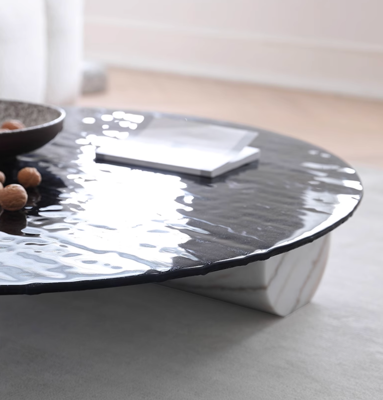 Baxter Coffee Table, Wave Top｜ DC Concept