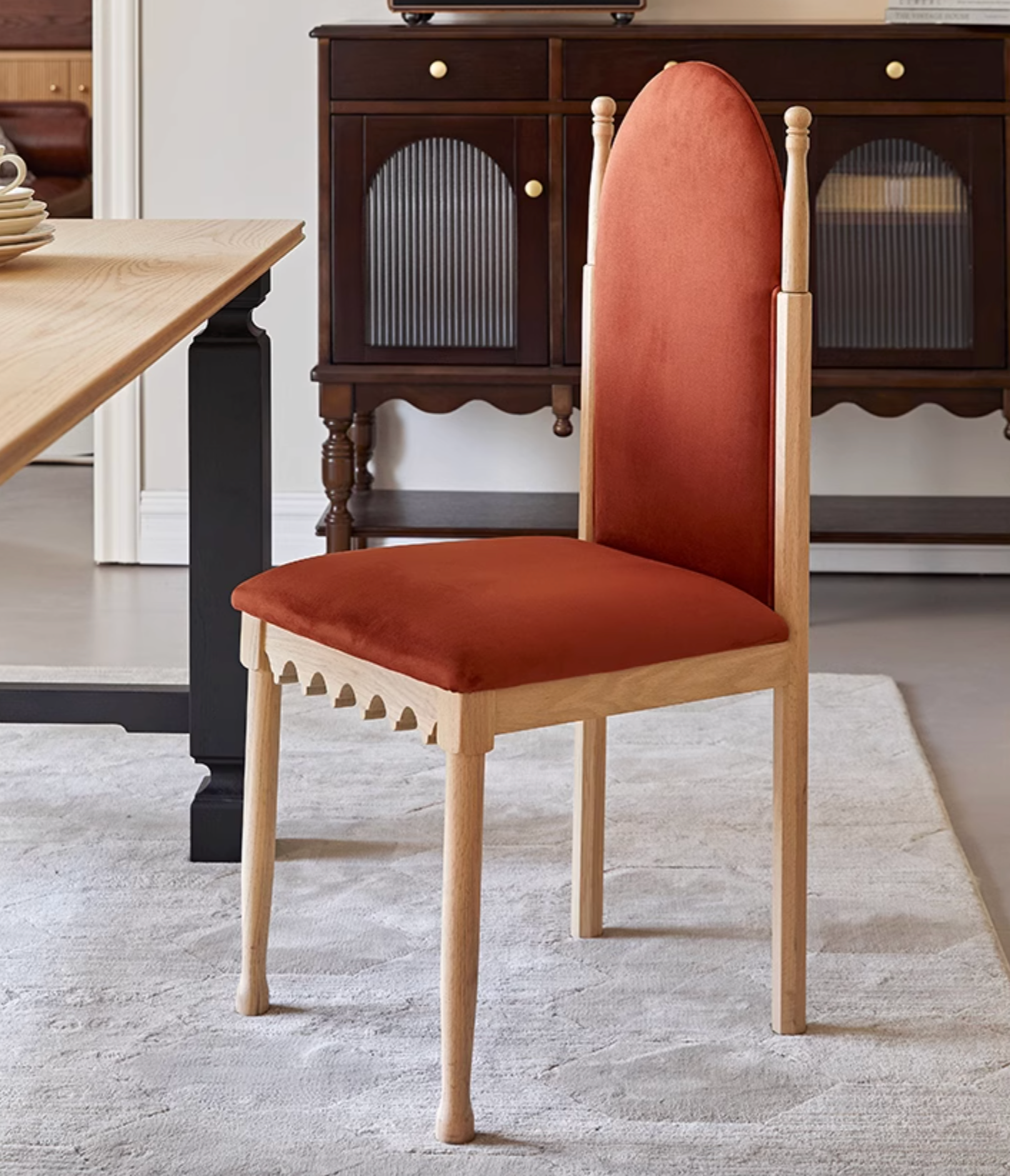 Ealing High-Back Dining Chair｜ DC Concept