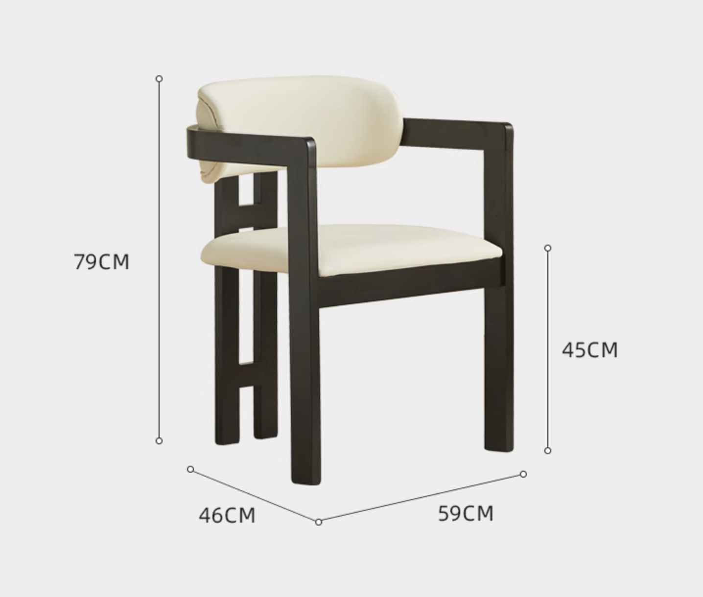Sara Armchair, Dining Chair, Wood