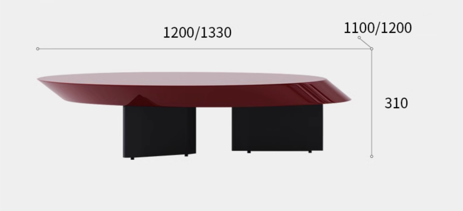 Bailey Coffee Table, Red
