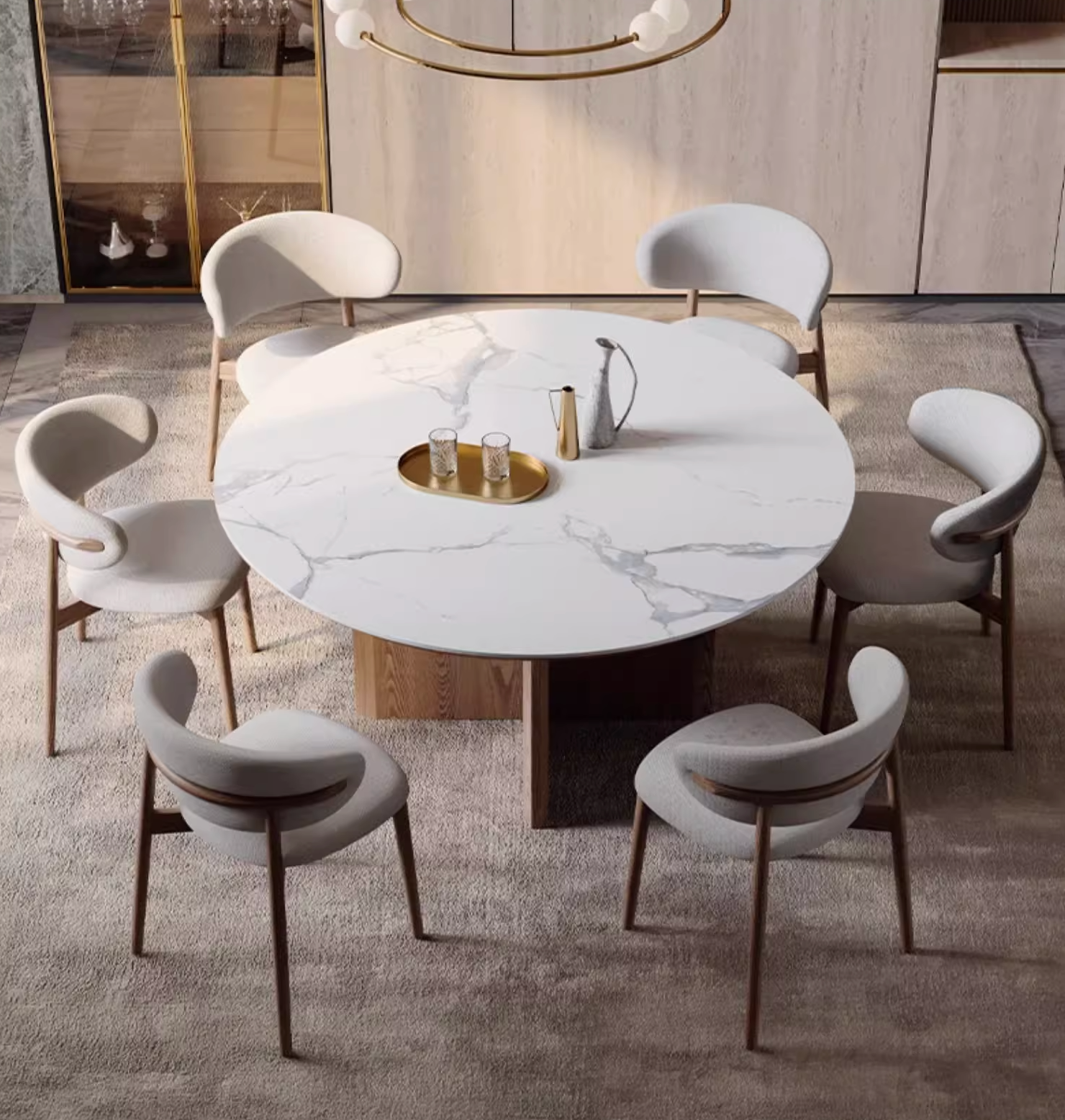 Dunlap Dining Table, Sintered Stone