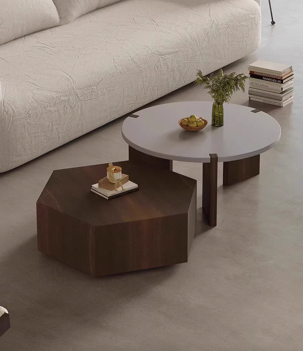 Darius Coffee Table Set | Layered Coffee Table Set | DC Concept