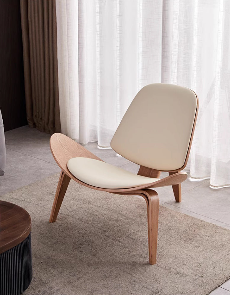 Hans Wegner Hans CH07 Shell Chair, White & Ash – DC Concept