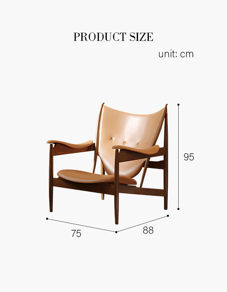 Zelenko Lounge Chair, Leather Armchair