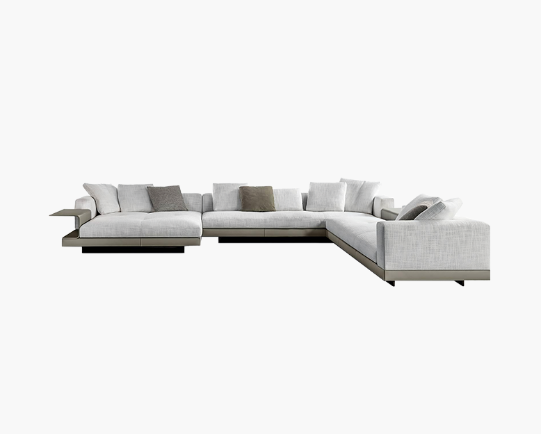 Ndiaye Corner Sofa, L Shape Sofa With Storage, Modular Sofa