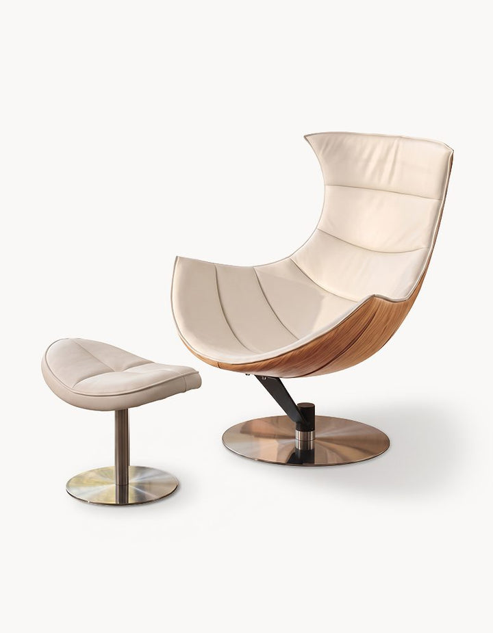 Lobster Lounge Chair, White