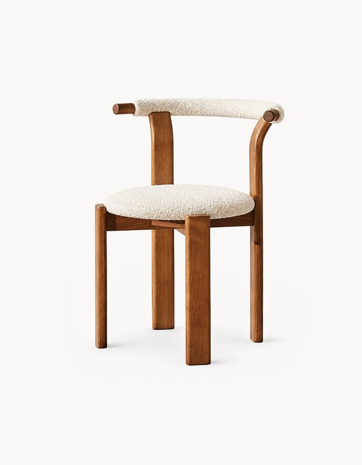 Ovalia Dining Chair, Boucle