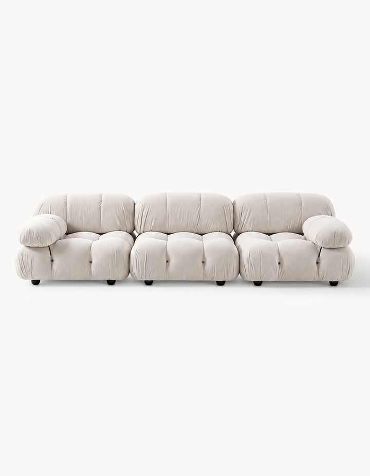 Classic Modular Three Seater Sofa, White, Clearance
