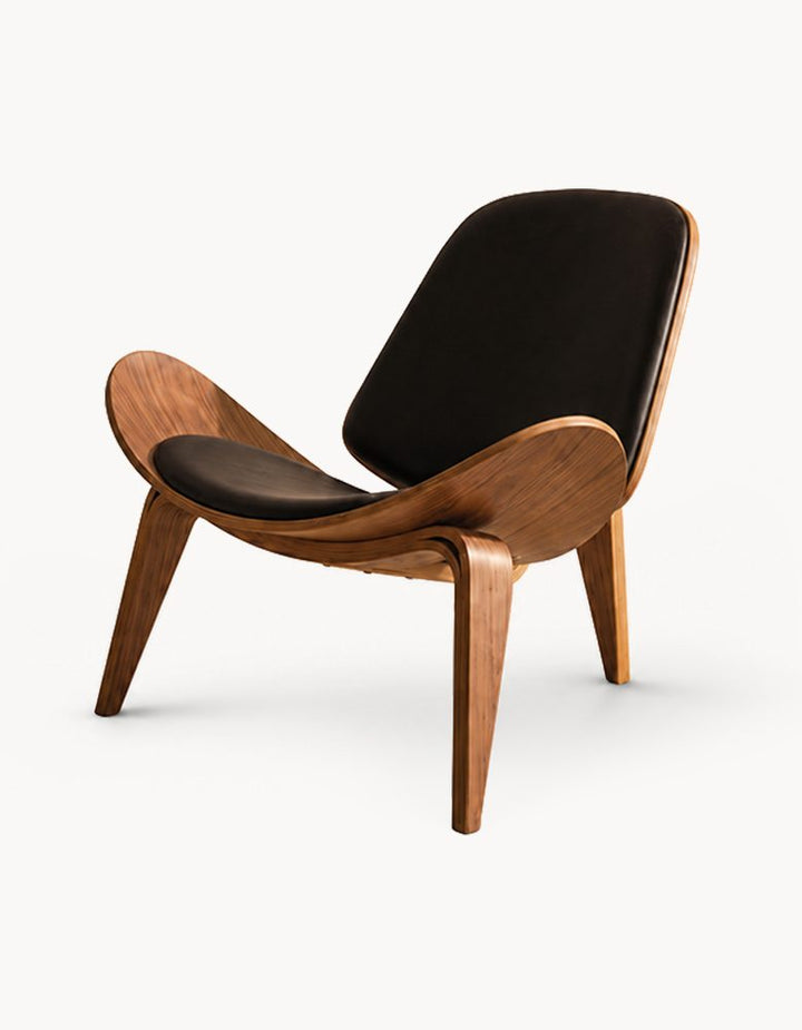 Hans Wegner CH07 Shell Chair, Black & Walnut