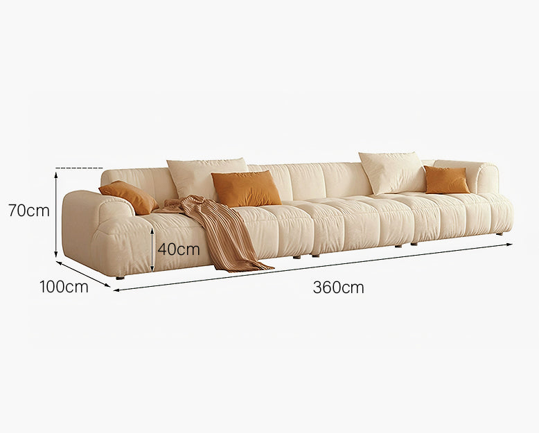 Newbury Modern Three Seater Sofa, Velevt