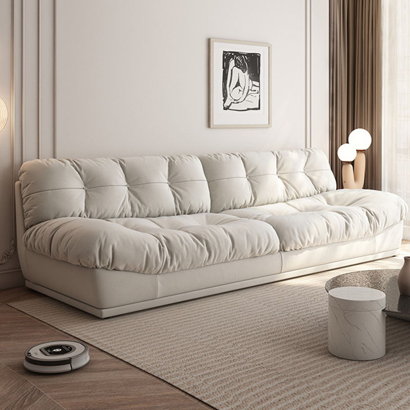 Italian Style Three Seater Sofa and Ottoman, Velvet｜ DC Concept