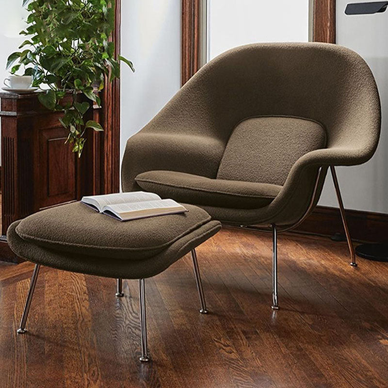 Classic Womb Chair & Ottoman, In Premium Velvet or Cashmere｜ DC Concept