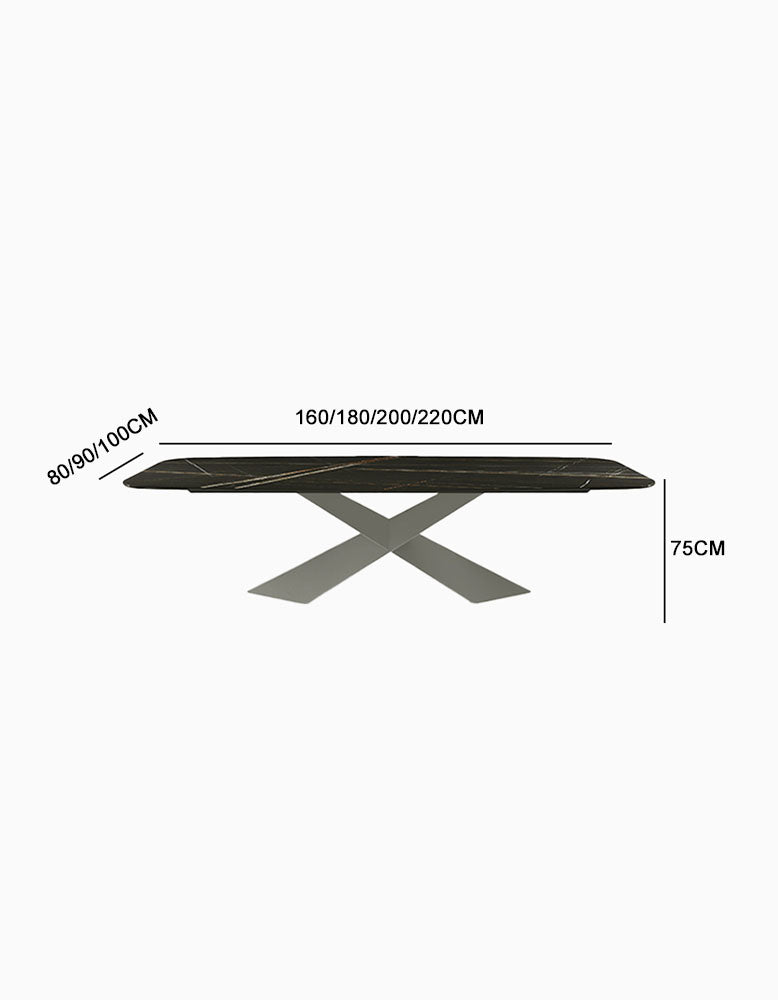 Glossy Dining Table, Marble｜ DC Concept