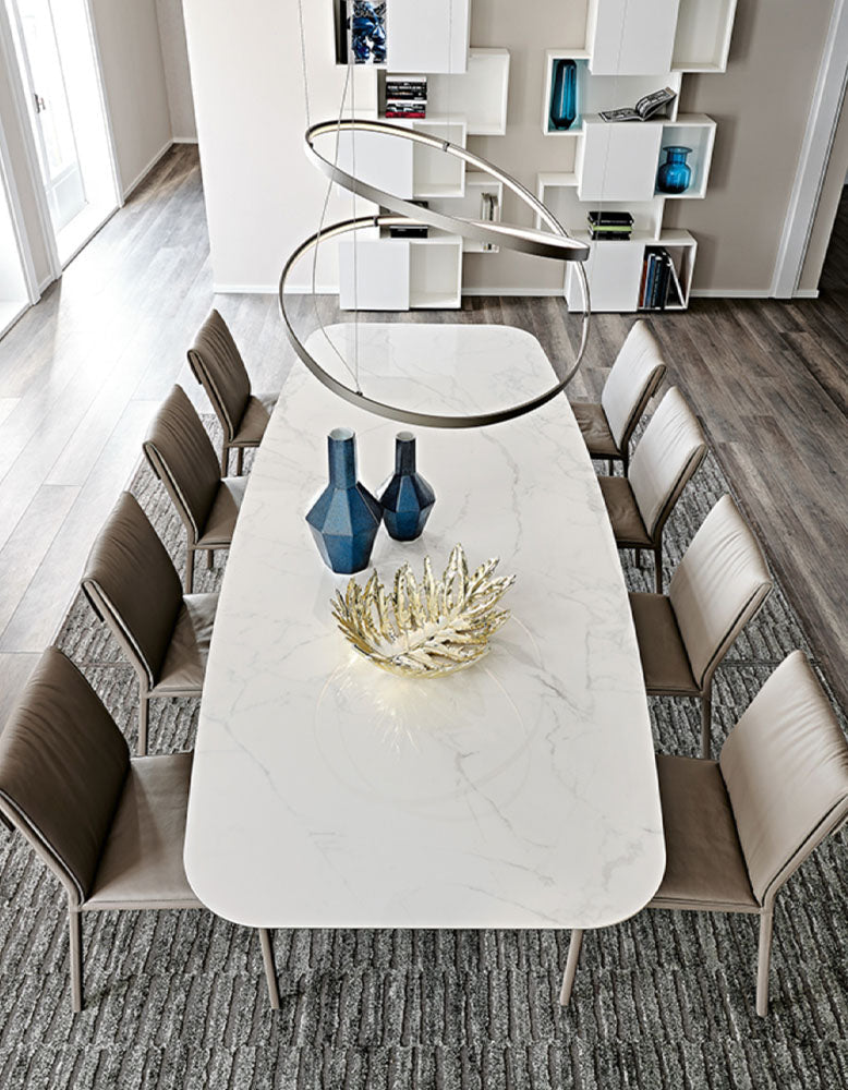 Glossy Dining Table, Marble｜ DC Concept