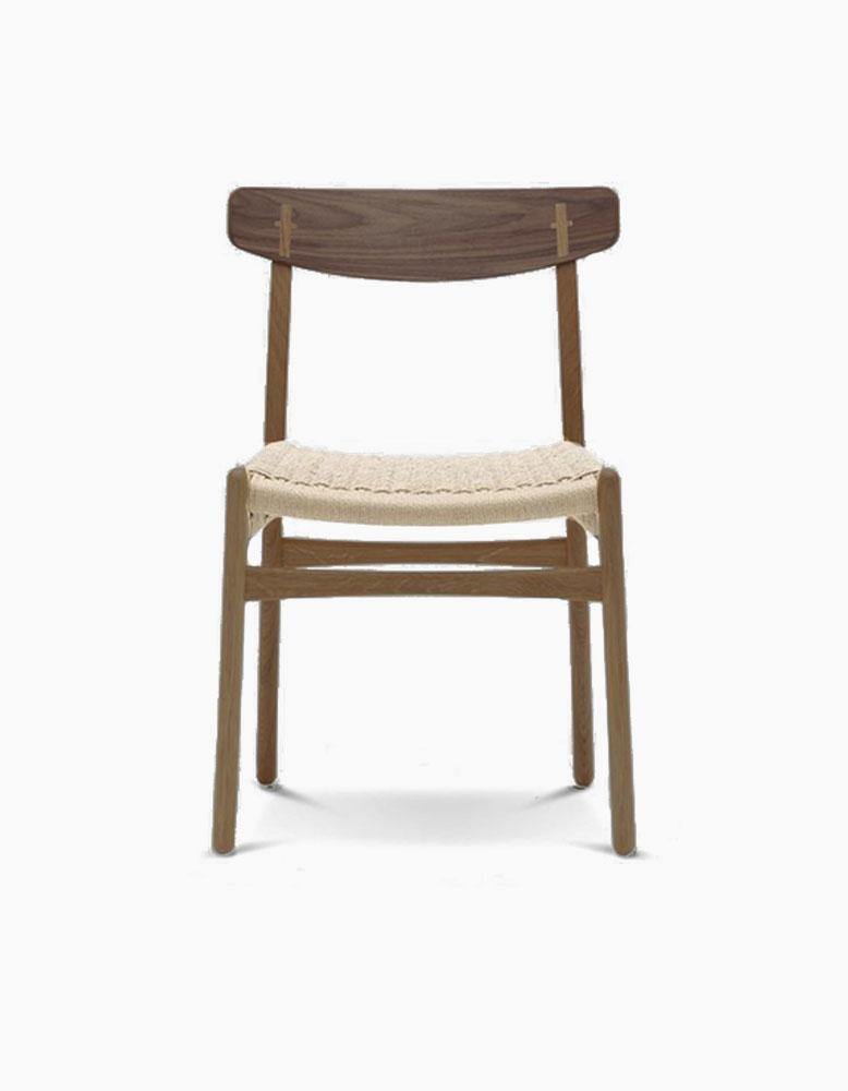 Classical Hans.W CH01 Rattan Dining Chair, Dark Oak – DC Concept