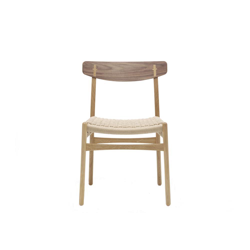 Classical Hans.W CH01 Rattan Dining Chair, Light Oak｜ DC Concept
