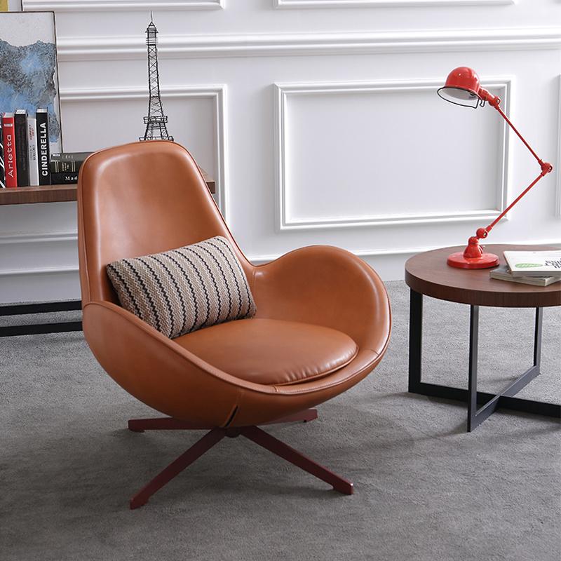 Snail Brown Chair, Leather｜ DC Concept