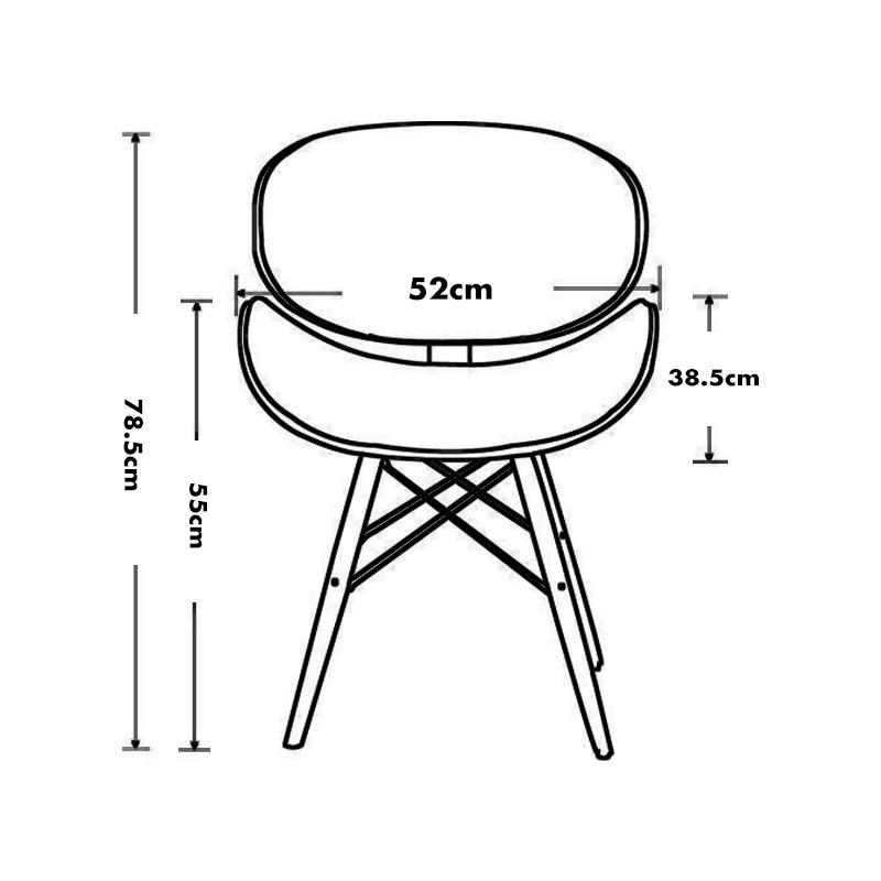 Eiffel Dining Chair, Walnut｜ DC Concept